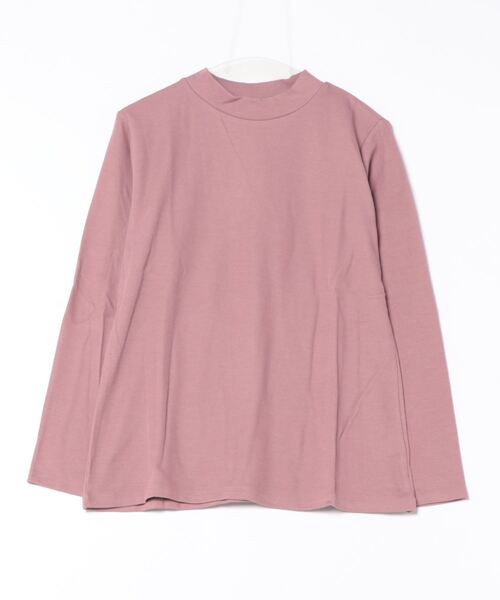 BELLUNA PLUS(ベルーナ)の「肌に優しい吸湿発熱ふんわりプルオーバー(Tシャツ/カットソー・レディース・ブラック/アイボリー/ピンク/ターコイズブルー・X-LARGE/LARGE/MEDIUM)」の4枚目の写真