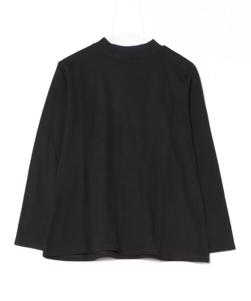 BELLUNA PLUS(ベルーナ)の「肌に優しい吸湿発熱ふんわりプルオーバー(Tシャツ/カットソー・レディース・ブラック/アイボリー/ピンク/ターコイズブルー・X-LARGE/LARGE/MEDIUM)」の2枚目の写真