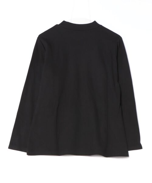 BELLUNA PLUS(ベルーナ)の「肌に優しい吸湿発熱ふんわりプルオーバー(Tシャツ/カットソー・レディース・ブラック/アイボリー/ピンク/ターコイズブルー・X-LARGE/LARGE/MEDIUM)」の5枚目の写真