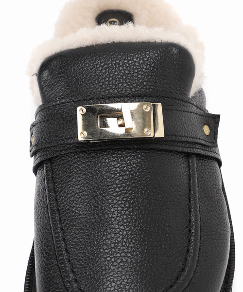 CAMINANDO(カミナンド)の「《別注》【CAMINANDO】SHEARING BUCKLE SANDALS:フラットシューズ(その他シューズ・レディース・ブラック・6/9/XX-SMALL/7)」の9枚目の写真