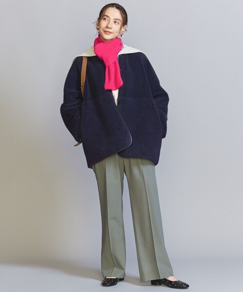 BEAUTY&YOUTH UNITED ARROWS（ビューティーアンドユースユナイテッドアローズ）の「ウールカシミヤ ミニ マフラー（マフラー・レディース・グレー/ピンク/ターコイズブルー・FREE）」の15枚目の写真