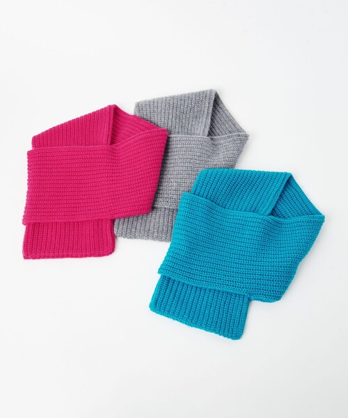BEAUTY&YOUTH UNITED ARROWS（ビューティーアンドユースユナイテッドアローズ）の「ウールカシミヤ ミニ マフラー（マフラー・レディース・グレー/ピンク/ターコイズブルー・FREE）」の11枚目の写真
