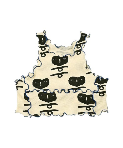 HOGAN RANCH WEAR（ホーガンランチウエア）の「ワッフルメロータンクトップ（タンクトップ・キッズ・ラベンダー/ミント/グリーン/ピンク/ライトグレー/ライトブルー/オフホワイト・S/M/L/LL）」の2枚目の写真