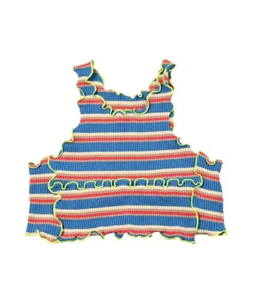 HOGAN RANCH WEAR（ホーガンランチウエア）の「ワッフルメロータンクトップ（タンクトップ・キッズ・ラベンダー/ミント/グリーン/ピンク/ライトグレー/ライトブルー/オフホワイト・S/M/L/LL）」の5枚目の写真