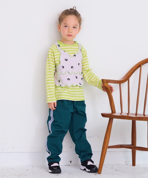 HOGAN RANCH WEAR（ホーガンランチウエア）の「ワッフルメロータンクトップ（タンクトップ・キッズ・ラベンダー/ミント/グリーン/ピンク/ライトグレー/ライトブルー/オフホワイト・S/M/L/LL）」の15枚目の写真