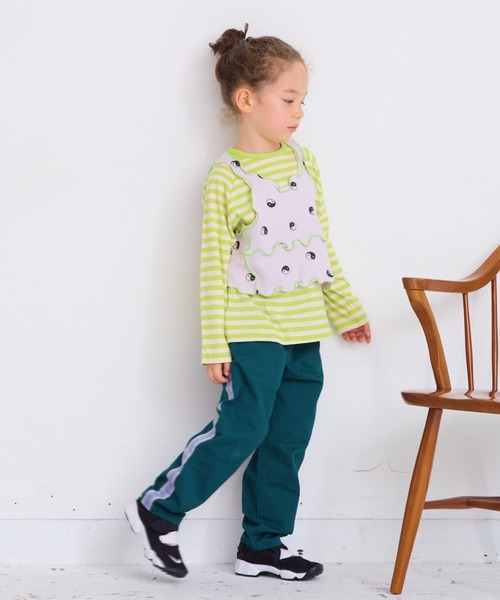 HOGAN RANCH WEAR（ホーガンランチウエア）の「ワッフルメロータンクトップ（タンクトップ・キッズ・ラベンダー/ミント/グリーン/ピンク/ライトグレー/ライトブルー/オフホワイト・S/M/L/LL）」の17枚目の写真