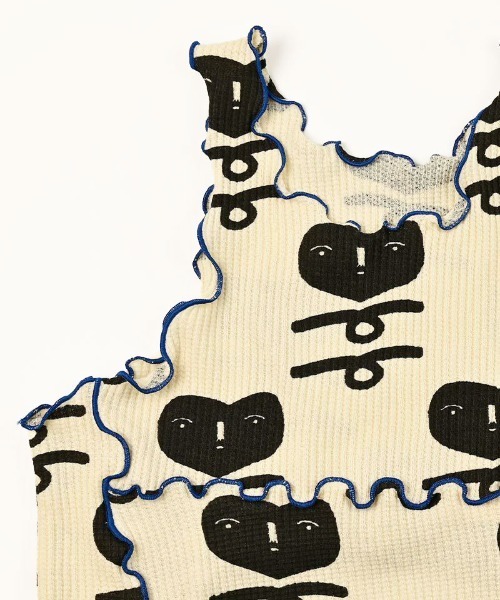 HOGAN RANCH WEAR（ホーガンランチウエア）の「ワッフルメロータンクトップ（タンクトップ・キッズ・ラベンダー/ミント/グリーン/ピンク/ライトグレー/ライトブルー/オフホワイト・S/M/L/LL）」の18枚目の写真