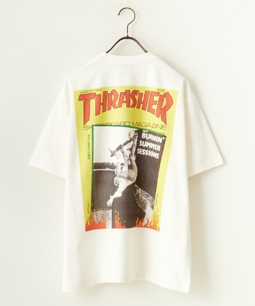 tシャツ 「MANHATTAN PORTAGE/マンハッタンポーテージ」 スラッシャーコラボロゴ バックプリントショートスリーブTシャツ レディース MANHATTAN PORTAGE/マンハッタンポーテージ] スラッシャーコラボ