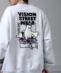 【VISION STREET WEAR/ヴィジョンストリートウェア】ゴーストスケーター スウェットトレーナー