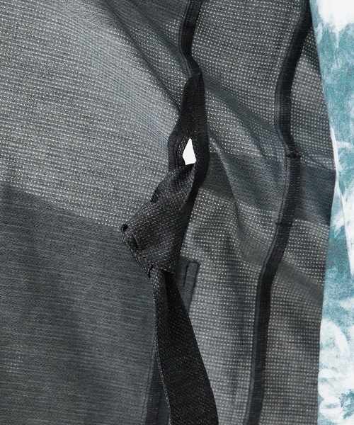 MK MICHEL KLEIN HOMME （エムケーミッシェルクランオム）の「【在庫限り/洗える】AIRY DOTS-2フーディメッシュコーディガン（カーディガン/ボレロ・メンズ・チャコールグレー/ブラック・46/48）」の15枚目の写真