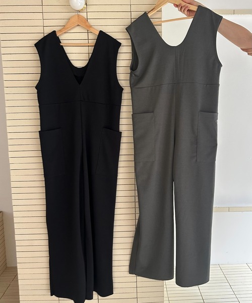 lawgy（ラウジー）の「self cut 2way salopette / セルフカット2way