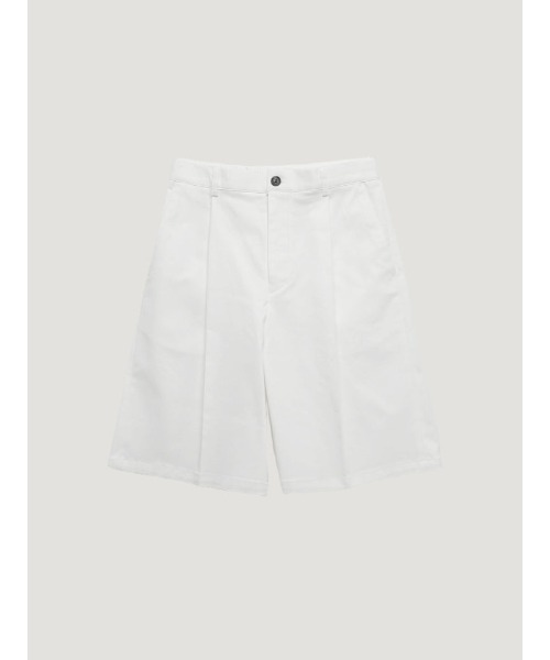 Bargiee（バージー）の「ワンタック ハーフパンツ（チノパンツ・メンズ・ホワイト/ブラック/ライトベージュ・LARGE/MEDIUM）」の19枚目の写真