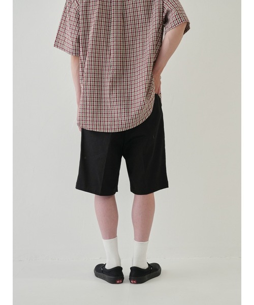 Bargiee（バージー）の「ワンタック ハーフパンツ（チノパンツ・メンズ・ホワイト/ブラック/ライトベージュ・LARGE/MEDIUM）」の17枚目の写真