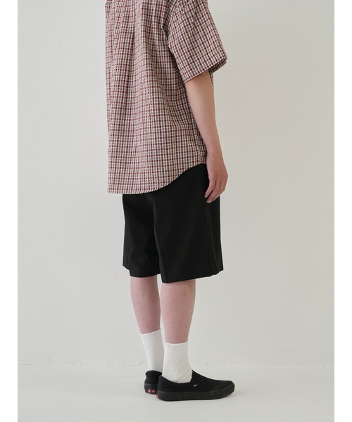 Bargiee（バージー）の「ワンタック ハーフパンツ（チノパンツ・メンズ・ホワイト/ブラック/ライトベージュ・LARGE/MEDIUM）」の18枚目の写真