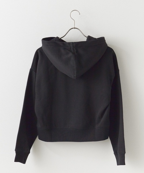 Calvin Klein(カルバン・クライン)の「Calvin Klein/カルバンクライン Long sleeve archive logo hoodie パーカー(パーカー・レディース・ブラック/グレー・M/S/XS)」の3枚目の写真