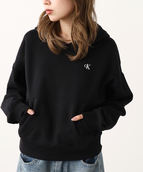Calvin Klein/カルバンクライン Long sleeve archive logo hoodie