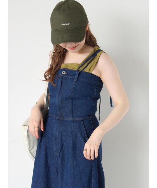 ehka sopo（エヘカソポ）の「ベアサロペット（その他パンツ・レディース・ネイビー/サックスブルー/ブラック・F）」の10枚目の写真