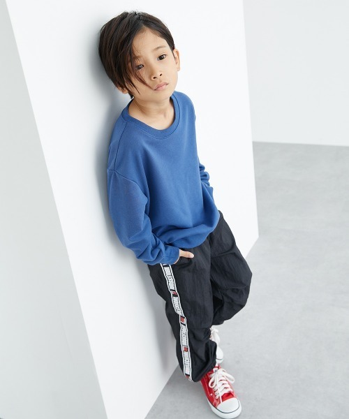 QUNTSTYLE（キュントスタイル）の「スウェットトレーナー（スウェット・キッズ・オフホワイト/杢グレー/ブラック/ネイビー/カーキ/ラベンダー・120/130/140/150/160/100/110/170）」の16枚目の写真