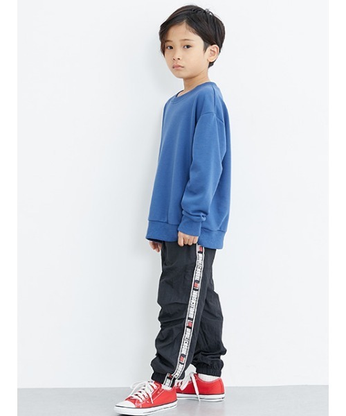 QUNTSTYLE（キュントスタイル）の「スウェットトレーナー（スウェット・キッズ・オフホワイト/杢グレー/ブラック/ネイビー/カーキ/ラベンダー・120/130/140/150/160/100/110/170）」の19枚目の写真