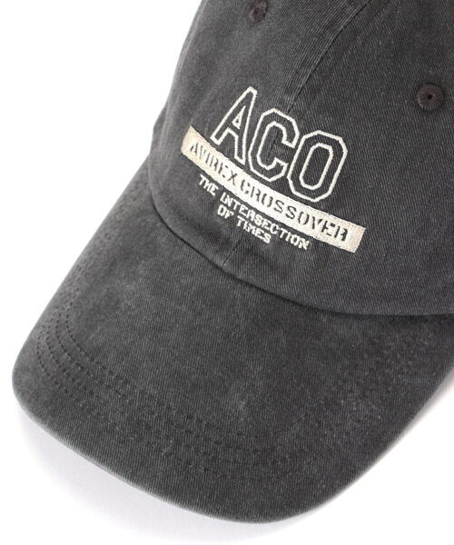 AVIREX（アヴィレックス）の「ACO LOGO LOW CAP / アヴィレックス クロスオーバー ロウ キャップ / AVIREX / アヴィレックス（キャップ・メンズ・ブラック/オリーブ系・F）」の6枚目の写真