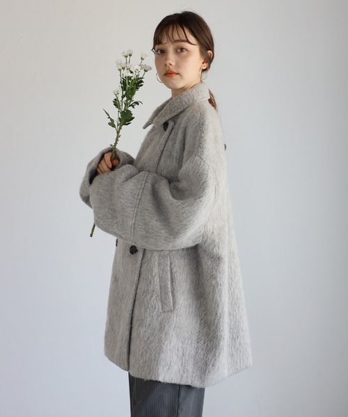mideal shaggy middle coat / シャギーミドルコート mideal（マイディール）の「shaggy middle coat / シャギーミドル