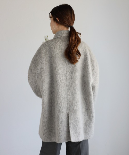 shaggy middle coat / シャギーミドルコート（その他アウター