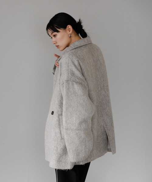セール】shaggy middle coat / シャギーミドルコート（その他アウター