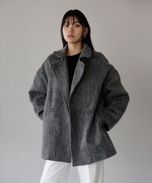 セール】shaggy middle coat / シャギーミドルコート（その他アウター