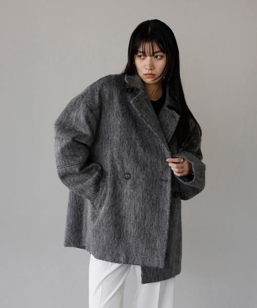セール】shaggy middle coat / シャギーミドルコート（その他アウター