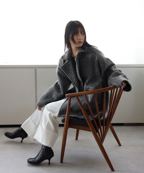 セール】shaggy middle coat / シャギーミドルコート（その他アウター