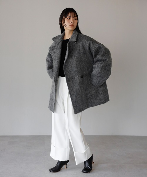 セール】shaggy middle coat / シャギーミドルコート（その他アウター