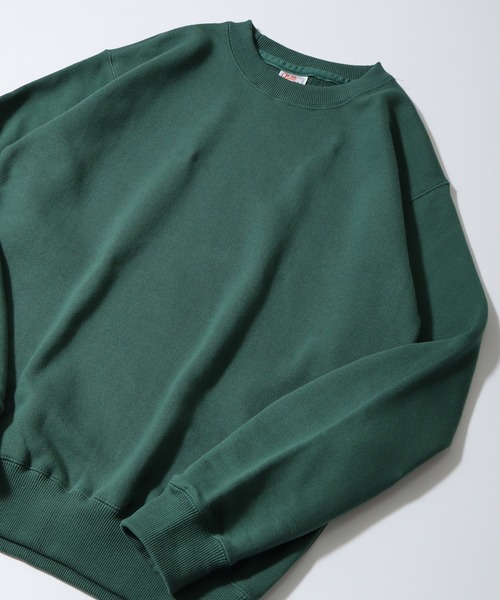 CROSS & STITCH(クロスステッチ)の「CROSS & STITCH 10オンス レギュラーウェイト スウェット(スウェット・メンズ・ブルー/イエローゴールド/ホワイト/サックスブルー/ブラック/オリーブ/レッド/グリーン/アッシュ/ヘザーグレー/ブルー系その他/ネイビー・XL/L/S/M/XXXL/XXL)」の6枚目の写真