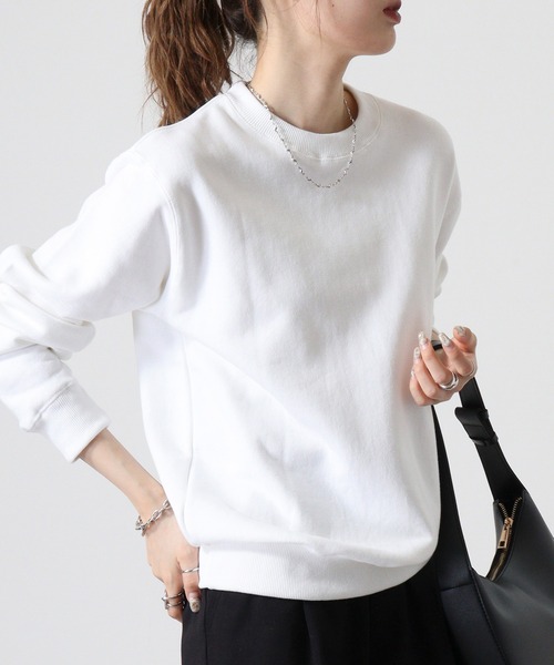 CROSS & STITCH(クロスステッチ)の「CROSS & STITCH 10オンス レギュラーウェイト スウェット(スウェット・メンズ・ブルー/イエローゴールド/ホワイト/サックスブルー/ブラック/オリーブ/レッド/グリーン/アッシュ/ヘザーグレー/ブルー系その他/ネイビー・XL/L/S/M/XXXL/XXL)」の20枚目の写真