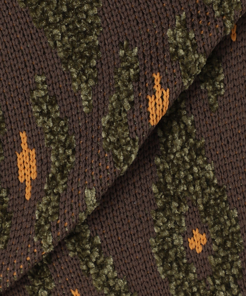 JOURNAL STANDARD relume(ジャーナルスタンダード レリューム)の「CALIFORNIA エアリーモール ジャガードカーディガン(カーディガン/ボレロ・メンズ・チャコールグレー/ブラック/ブラウン/ネイビー/ベージュ・MEDIUM/LARGE)」の10枚目の写真