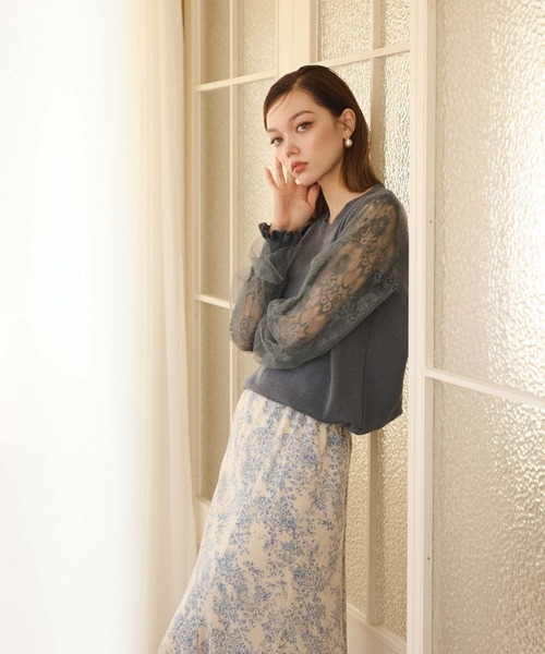 fifth(フィフス)の「プリントマーメイドスカート(スカート・レディース・ブラック/ブルー/ホワイト・M)」の15枚目の写真