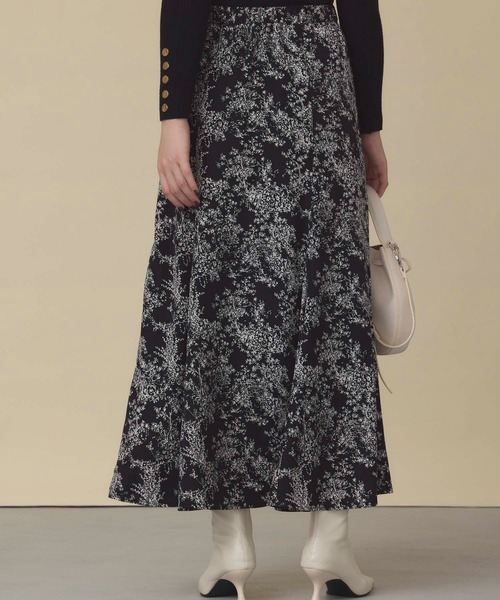 fifth(フィフス)の「プリントマーメイドスカート(スカート・レディース・ブラック/ブルー/ホワイト・M)」の8枚目の写真