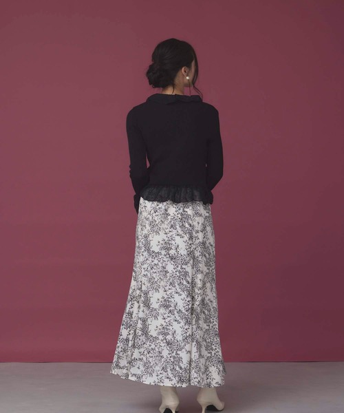 fifth(フィフス)の「プリントマーメイドスカート(スカート・レディース・ブラック/ブルー/ホワイト・M)」の7枚目の写真