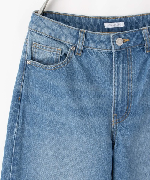 Honeys(ハニーズ)の「デニムワイドパンツ(股下73cm)(デニムパンツ・レディース・ライトブルー/ブルー/ライトインディゴブルー/オフホワイト/グレー/ブルー系その他/ブラック・S/M/L/LL)」の18枚目の写真