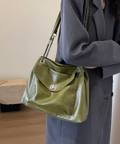 Miniministore(ミニミニストア)の「トートバッグ レディースショルダーバッグ(トートバッグ・レディース・ブラック/ブラウン/ピンク/オフホワイト/カーキ/シルバー・FREE)」の14枚目の写真