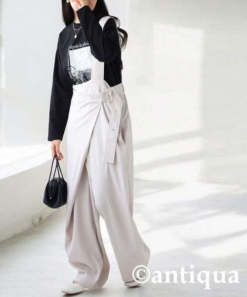 antiqua(アンティカ)の「フォトロゴロンT(Tシャツ/カットソー・レディース・ホワイト/ブラック/チャコールグレー・ONESIZE)」の11枚目の写真
