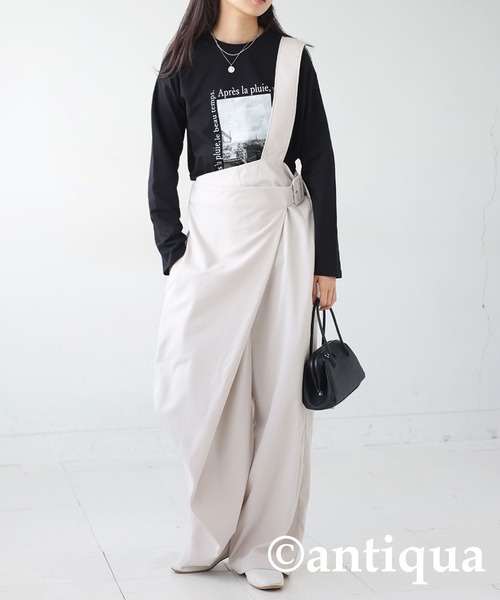 antiqua(アンティカ)の「フォトロゴロンT(Tシャツ/カットソー・レディース・ホワイト/ブラック/チャコールグレー・ONESIZE)」の9枚目の写真