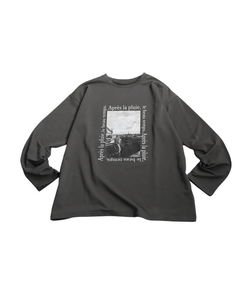 antiqua(アンティカ)の「フォトロゴロンT(Tシャツ/カットソー・レディース・ホワイト/ブラック/チャコールグレー・ONESIZE)」の21枚目の写真