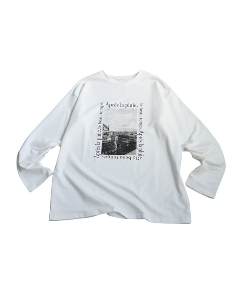 antiqua(アンティカ)の「フォトロゴロンT(Tシャツ/カットソー・レディース・ホワイト/ブラック/チャコールグレー・ONESIZE)」の19枚目の写真