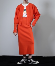 スウェットライクニットセットアップ