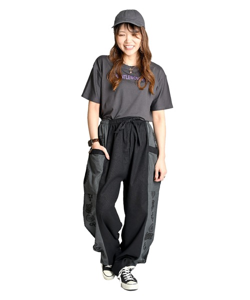 エスニック柄 カーゴパンツ（カーゴパンツ）｜ABBEY MARKET（アビーマーケット）