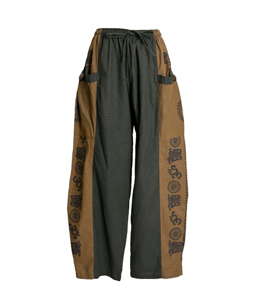 エスニック柄 カーゴパンツ（カーゴパンツ）｜ABBEY MARKET（アビーマーケット）