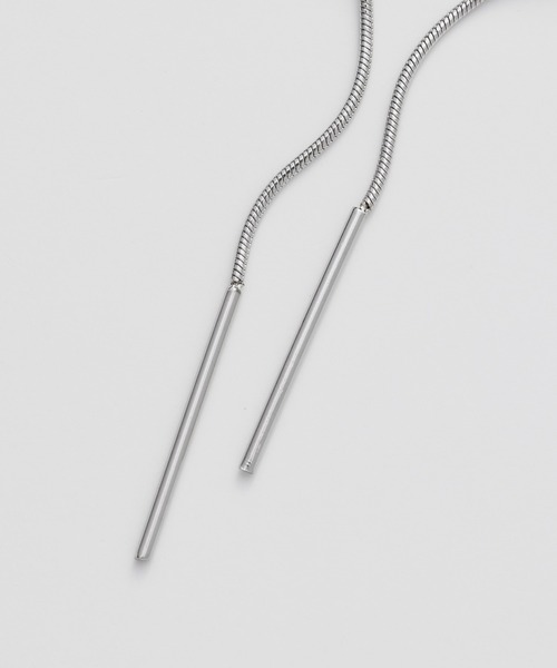 ciite' surgical stainless(シーテサージカルステンレス)の「【 金属アレルギー対応 】 ノットチェーンピアス サージカルステンレス (両耳用)(ピアス(両耳用)・レディース・ゴールド/シルバー・FREE)」の18枚目の写真