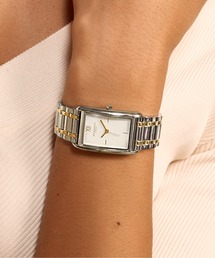 「OLIVIA BURTON/オリビアバートン」クラシックス - 23mm グローブ ホワイト & ツートン ブレスレット