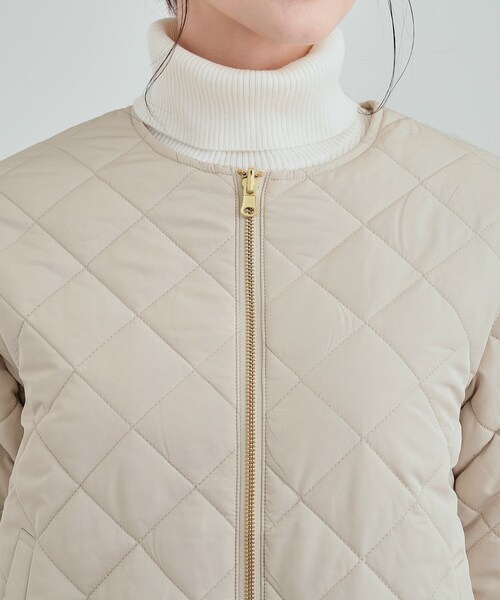DRESKIP（ドレスキップ）の「◆【高レビュー/リバーシブル】大人のための キルトノーカラーブルゾン（ブルゾン・レディース・ライトベージュ/ブラック/ブラウン系その他・03/02/04）」の18枚目の写真