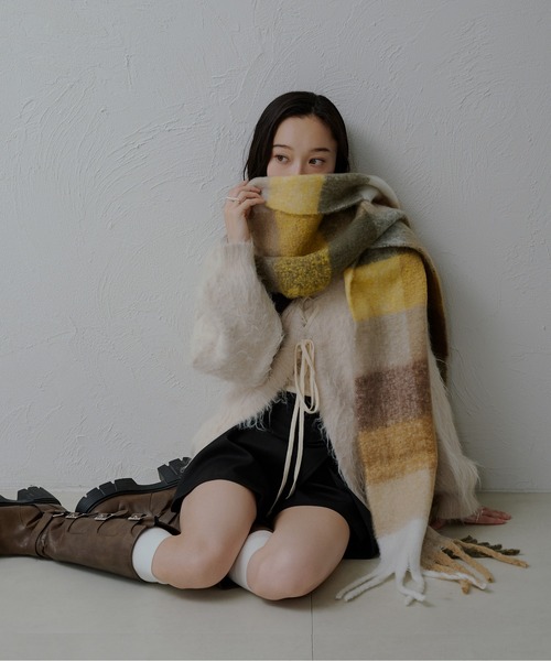 美品GGロゴマフラー ブラウン/ベージュ** GUCCI GGロゴ マフラー ブラウン ベージュ - メルカリ